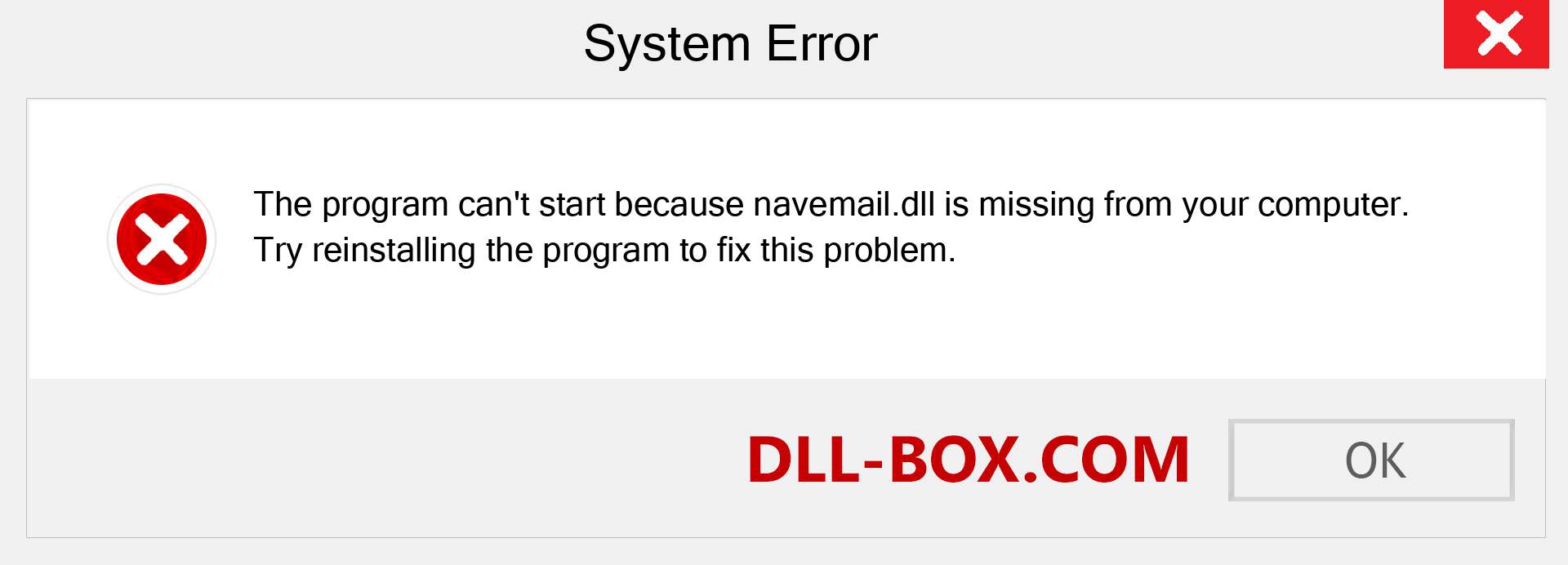  navemail.dll file is missing?. Download for Windows 7, 8, 10 - Fix  navemail dll Missing Error on Windows, photos, images